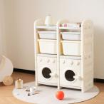 【全品10%OFF】おもちゃ収納 4段 おもちゃ箱 ボックス ラック 大容量 収納 子供用 絵本 おもちゃ収納棚 収納ラック 子ども ラック 棚 コンパクト 小物収納