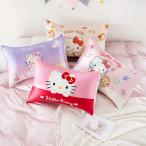 ショッピングシルク 枕カバー シルクまくらカバー ハローキティ 43×63cm
