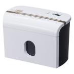 GBC シュレッダー 静音 家庭用 極小細断 マイクロクロスカット 最大細断枚数4枚 連続使用約5分 プラスチックカードも細断可能 ホチキス