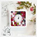 ショッピングアリス 不思議の国のアリスの花時計 プリザーブドフラワー オーダーメイド ギフト 壁掛け アリス 結婚祝い 開店祝い お誕生日 Alice in wonderland