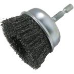  "Янасэ" удар для ось есть cup type щетка [6.35mm ось ] сталь линия 