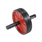 ショッピング腹筋ローラー キャプテンスタッグ(CAPTAIN STAG) 筋トレ エクササイズ フィットネス 腹筋ローラー エクササイズローラー シングル ブラック/レッド V