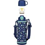 サーモス 水筒 真空断熱2ウェイボトル 1L/1.03L ネイビーグリーン 直飲み コップ付き 子供用 通園通学 FJJ-1001WF NVGR