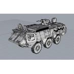  Platz 1/72 Финляндия армия Sisu xa-203 AMV бронетранспортер пластиковая модель FIP-9