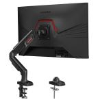 KOORUI монитор arm стол крепление дисплей arm 1 экран одиночный VESA arm зажим тип &amp; резиновая втулка тип PC монитор arm 