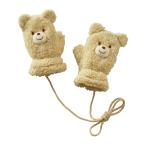 [MIKIHOUSE HOT BISCUITS] [ Miki House hot винт ketsu] рукавица мужчина девочка Kids ребенок одежда бежевый M(3-5 лет )