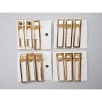 ヘアクリップ 12個set ヤットコピン パッチンどめ ゴールド ヘア アクセサリー ヘアクリップ ヘアピン 手芸