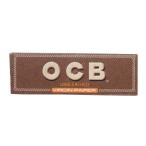 OCB ブラウン 手巻きタバコ シングル ペーパー 手巻きタバコ用 巻紙 69mm 50枚入