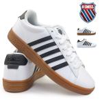 メンズスニーカー 白 ケースイス ローカット 04413 レザー コートタイブレイク2 コートスタイル K・SWISS 25秋冬新作