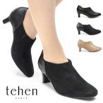 テーン レディース ブーティ TN5512 ヒール カジュアル シンプル ショートブーツ スクエアトゥ 25秋冬新作
