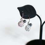 Yahoo! Yahoo!ショッピング(ヤフー ショッピング)スワロフスキーパヴェ　テラヘルツ　ピアス レディース　金属アレルギー 両耳