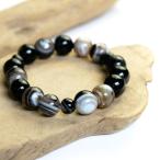 12mm8mm天眼石トライアングルセットブレスレットメンズレディース