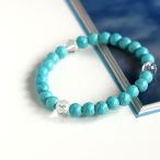 Yahoo! Yahoo!ショッピング(ヤフー ショッピング)ターコイズ 水晶 デザイン ブレスレット 天然石 パワーストーン