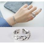 Yahoo! Yahoo!ショッピング(ヤフー ショッピング)レディース アクセサリー ジュエリー トレンド指輪S925編みこみデザインリング指輪フリーサイズ男女兼用お誕生日記念日プレゼントリングご褒美