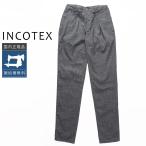 [50%OFF] INCOTEX тысяч птица .. рисунок легкий брюки 13S123-90893 темно-серый внутренний стандартный товар IT29 IT30