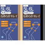 2枚セット 5L 6L 大きいサイズ ストッキング 格安 黒 ベージュ インナー肌着 つま先補強 ゆったり パンスト まとめ買い のびのびサイズ