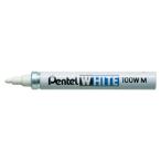 A-4902506245335 Pentel белый средний знак 3шт.@ упаковка 