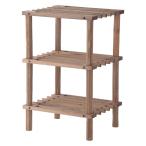 FUJI-72492 не 2 торговля 72492 мульти- открытый стеллаж половина 3 уровень Brown * клиент сборка 