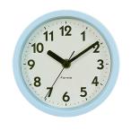 HIC-005W-BU 保土ヶ谷電子販売 インテリア掛時計 ブルー アナログ