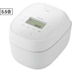 【今なら5年延長保証加入が無料】SR-N510E-W パナソニック 5.5合炊き 可変圧力IHジャー炊飯器 ホワイト おどり炊き 大火力包み加熱 しゃもじ・軽量カップ付属