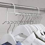 TOHO 段違い収納アップハンガー 2本組 ホワイト トーホーコーポレーション 収納 ハンガー 白