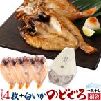 お歳暮 魚 干物セット のどぐろ 4枚 イカ 1枚 干物 ギフト 一夜干し 魚の干物 白いか 詰め合わせ 無添加 冷凍 贈り物 贈答用