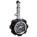 エーモン amon  エアゲージ ブラック ラバープロテクト付 タイヤゲージ 空気圧 最大測定値500kPa 497