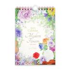 フロンティア 2025年 カレンダー 壁掛け モダンフラワー S CAL-176