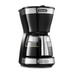 ショッピングデロンギ DeLonghi デロンギ  De'Longhiドリップコーヒーメーカー アクティブ ICM12011J-BK レギュラーコーヒー 5杯用 ペーパー