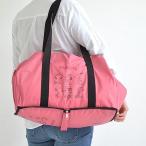 Yahoo! Yahoo!ショッピング(ヤフー ショッピング)【廃】レジカゴバッグ スヌーピー ピンク（フレンズ） 23L エコバッグ 折り畳み 買い物袋 大容量 621SQPK クツワ