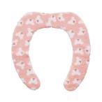 (欠品)レック ぴたQ 吸着べんざシート ふわふわボア くま ピンク