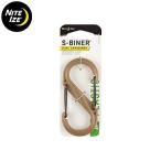 Yahoo! Yahoo!ショッピング(ヤフー ショッピング)（欠品）NITEIZE エスビナー プラスチック #4 コヨーテ/ブラックゲート SBP4-03-28BG ナイトアイズ アウトドア キャンプ カラビナ））