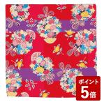 【廃】山田繊維 むす美 風呂敷 うらら 花くす玉 ピンク 10051-201