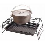 ( отсутствует ) Captain Stag (CAPTAIN STAG) чугунная жаровня начинающий комплект M-5541 25cm емкость 4L чугун производства 6 позиций комплект 