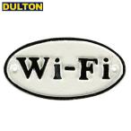【廃】DULTON アイアン オーバルサイン ワイファイ 黒白 案内表示看板 OVAL SIGN WT Wi-Fi White/Black S455-176WWF ダルトン))