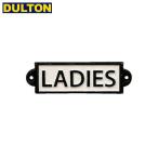 (長期欠品中、予約販売)DULTON アイアンサイン レディース IRON SIGN LADIES ドアサイン 403 ダルトン
