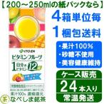 【1月新登場・新商品】　◆ビタミンフルーツ 1日分のビタミン12種 200ml×24本◆ 【送料別途】【ケース販売】【紙パック】