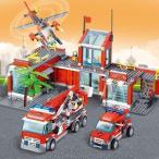 ブロック LEGO レゴ 互換 消防車 消防