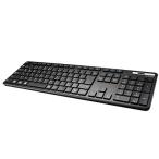 エレコム Bluetooth フルキーボード TK-FBM120KBK/EC 薄型 メンブレン式 抗菌 最大3台マルチペアリング対応 iPad/