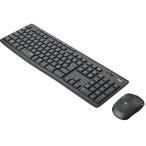 ロジクール ワイヤレスマウス キーボード セット MK295GP 静音 防水 無線 USB接続 Unifying非対応 MK295 グラファイト