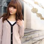 Yahoo! Yahoo!ショッピング(ヤフー ショッピング)「なでしこ」 透かしモチーフクリアビーズロングネックレス 小物 アクセサリー