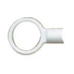 安全興業 コーンバー34φワッカのみ白 34(φ)x155(縦)x40(横)