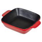 フッ素耐熱プレート 深型14×14 RD