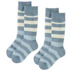 VAXPOT( задний спот ) лыжи носки Kids Junior 2 пара комплект [ пирог ru плетеный пара шея поддержка soft отделка ] VA-1751 BD-BL