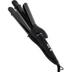 SALONIA サロニア 2WAY ストレート カール ヘアアイロン コテ 32mm SL-002AB ブラック