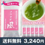 お茶 緑茶 日本茶 バレンタイン プチチョコ付き ピンク愛ラベルさつまの風100g×6袋セット