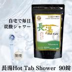 長湯ホットタブシャワー 90錠 入浴剤 ギフト 重炭酸入浴剤 入浴 温浴 炭酸 公式 ホットタブ 疲労回復 重炭酸湯 プレゼント 温浴 無添加 シャワー