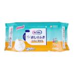 ユニ・チャーム ライフリー トイレに流せる らくらくおしりふき 72枚入りX12パック