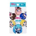 ショッピング初音ミク キャラクター救急絆創膏 サンタン CUTEAID 初音ミク 6デザインX3シート 18枚入り X5箱