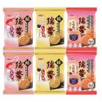 天乃屋 瑞夢 3種6袋アソート（えび味、しょうゆ味、梅味）各2袋
